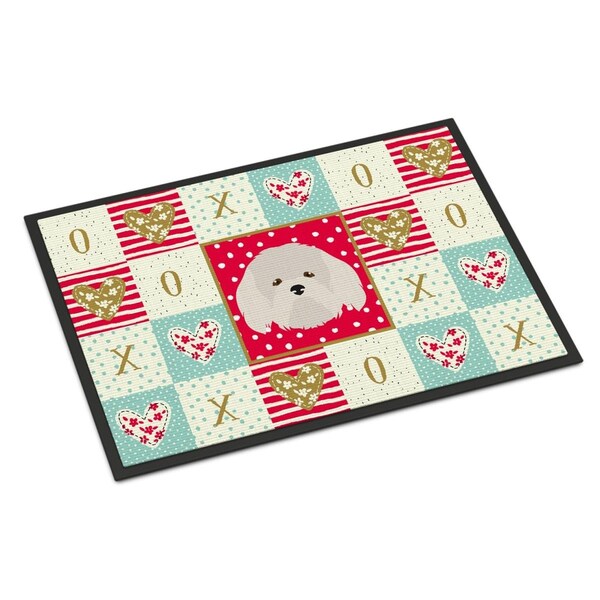 Carolines Treasures 18 x 27 in. Coton De Tulear Love Indoor or Outdoor Mat CK5192MAT - main